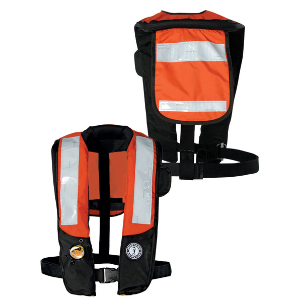 Mustang HIT Inflatable PDF w/SOLAS Reflective Tape - Orange/Black - Automatic/Manual [MD3183T2-33-0-101] - Image 1