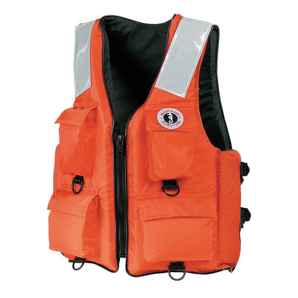 Mustang 4-Pocket Flotation Vest - Orange - XXXL - 7XL [MV3128T2-2-7XL-216] - Image 1