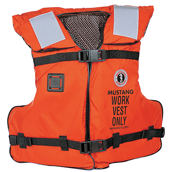 Mustang Type III/V Work Vest - Orange - Adult Universal [MV3192-2-0-16] - Image 1
