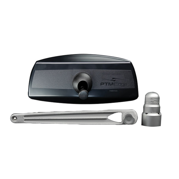 PTM Watersports UCX-17 PRO Pontoon Mirror/Bracket Kit - Silver [P13157-170TEBCL] - Image 1