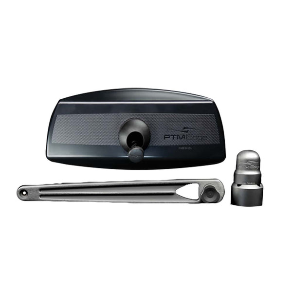 PTM Watersports UCX-17 PRO Pontoon Mirror/Bracket Kit - Titanium Grey [P13157-170TEBGR] - Image 1