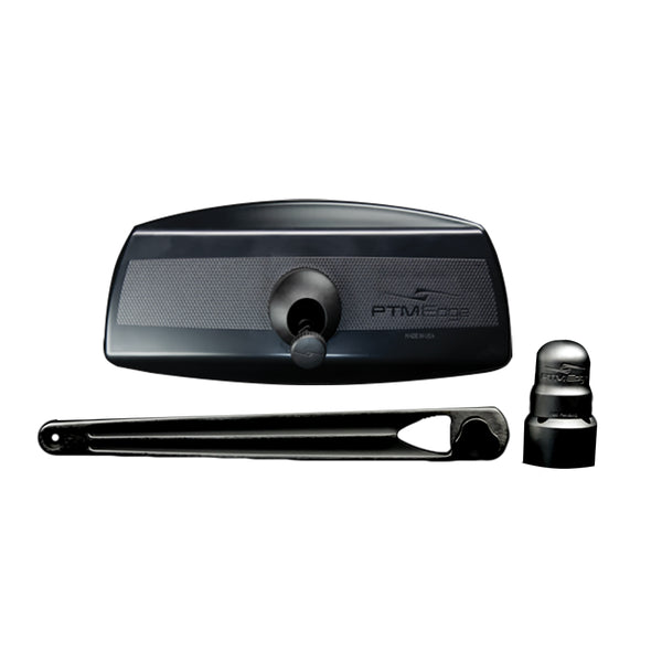 PTM Watersports UCX-17 PRO Pontoon Mirror/Bracket Kit - Black [P13157-170TEBBK] - Image 1