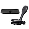 PTM Watersports Mirror/Bracket Kit w/VR-140 Elite Mirror  ZXR-320 (Black) [P12848-1320TEBBK]