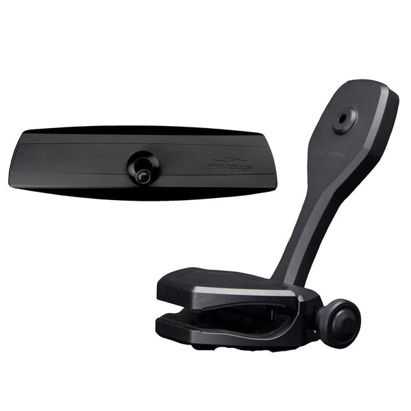 PTM Watersports Mirror/Bracket Kit w/VR-140 Elite Mirror  ZXR-320 (Black) [P12848-1320TEBBK] - Image 1