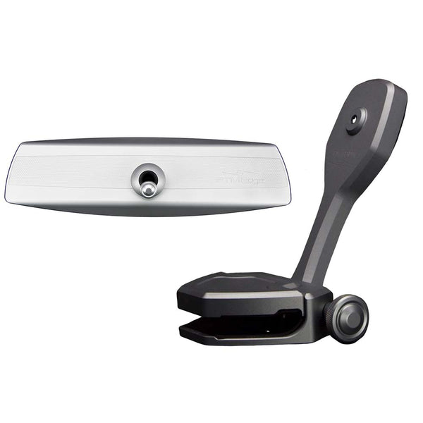 PTM Watersports Mirror/Bracket Kit w/VR-140 Elite Mirror  ZXR-360 (Titanium Grey) [P12848-1360TEBGR] - Image 1