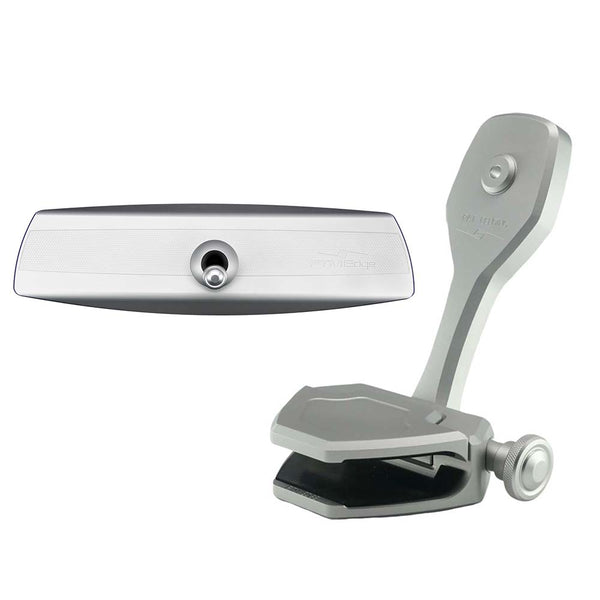 PTM Watersports Mirror/Bracket Kit w/VR-140 Elite Mirror  ZXR-361 (Silver) [P12848-1361TEBCL] - Image 1