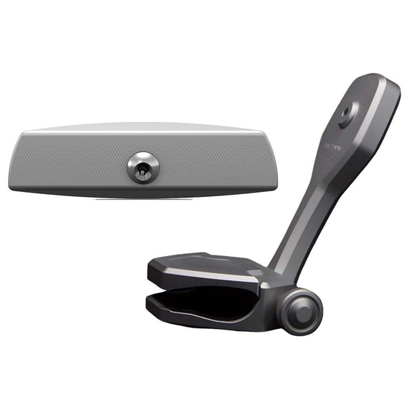 PTM Watersports Mirror/Bracket Kit w/VR-140 Elite Mirror  ZXR-361 (Titanium Grey) [P12848-1361TEBGR] - Image 1