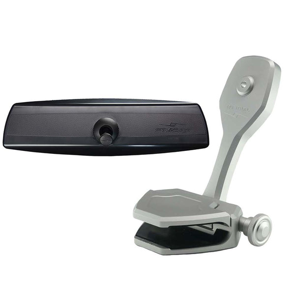 PTM Watersports Mirror/Bracket Kit w/VR-140 PRO Mirror  ZXR-361 (Silver) [P12848-2361TEBCL] - Image 1