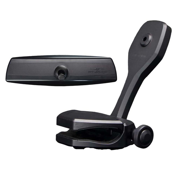 PTM Watersports Mirror/Bracket Kit w/VR-140 PRO Mirror  ZXR-361 (Black) [P12848-2361TEBBK] - Image 1