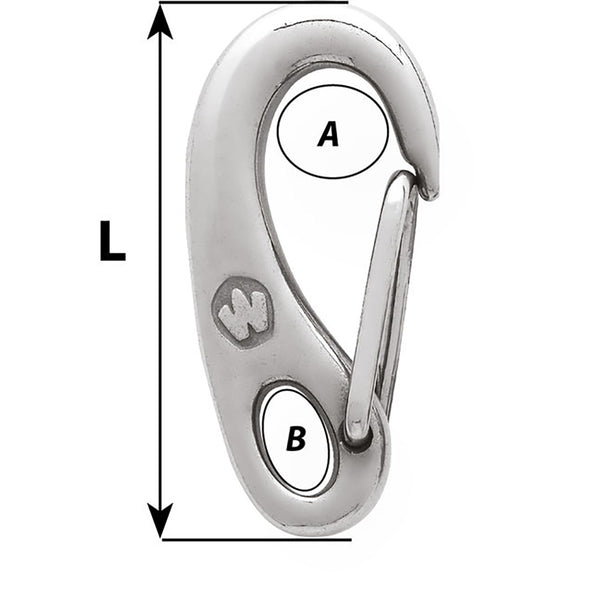 Wichard Safety Snap Hook - 75mm [2481W] - Image 2