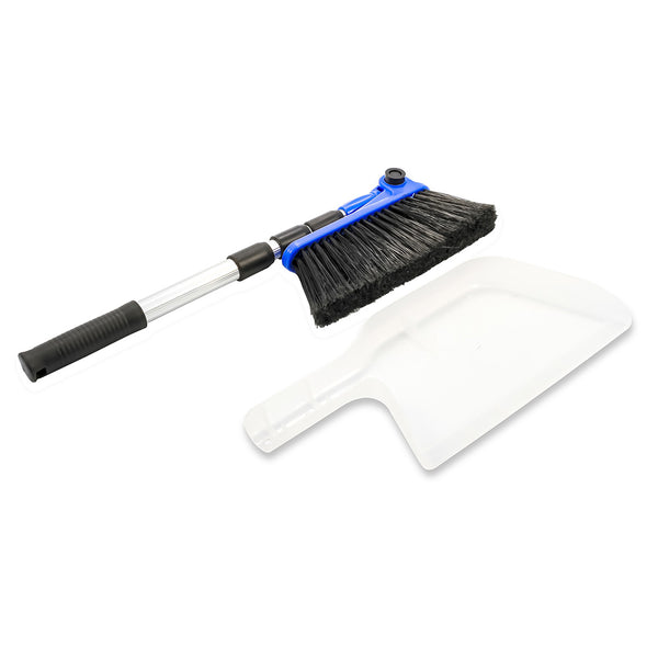 Camco RV Broom  Dustpan - Bilingual [43623] - Image 2