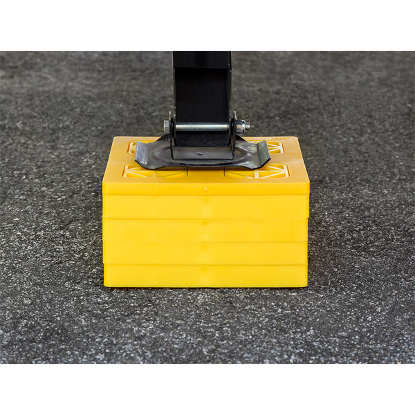 Camco FasTen Leveling Blocks w/T-Handle - 2x2 - Yellow *10-Pack [44512] - Image 3