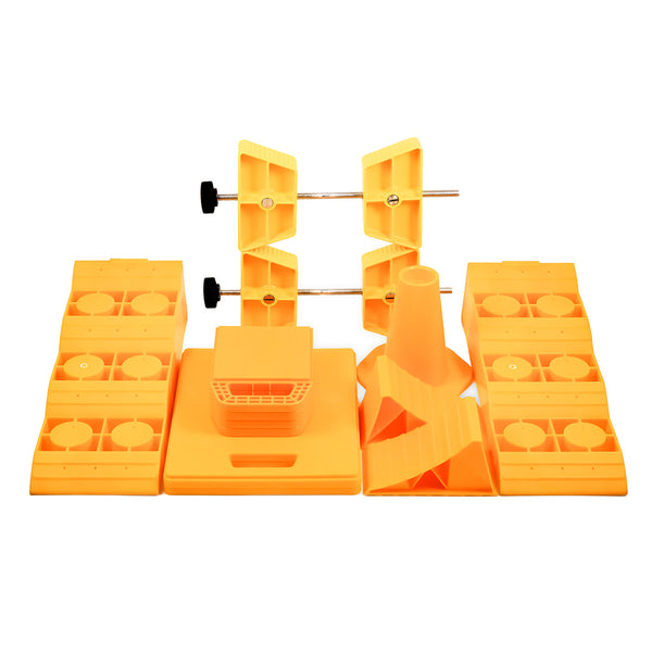Camco RV Stabilization Kit w/Duffle Deluxe *14-Piece Kit [44550] - Image 1