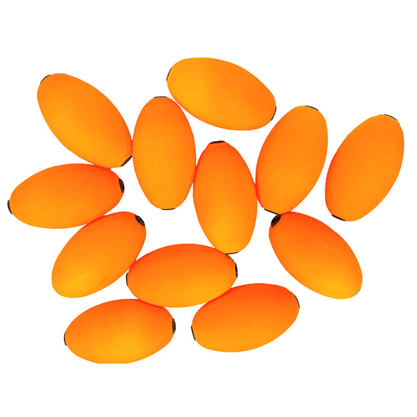 Tigress Oval Kite Floats - Orange *12-Pack [88961-3] - Image 1