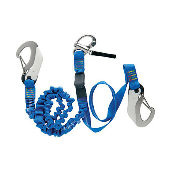 Wichard Double Releasable Elastic Tether Fixed Line w/3 Hooks [7008W] - Image 1