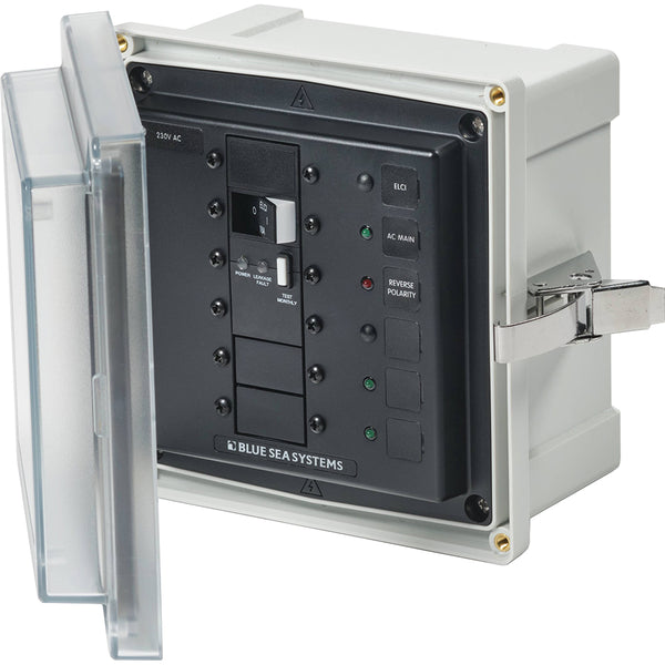 Blue Sea 3121 - SMS Panel Enclosure w/ELCI (16A)  3 Blanks - 230V AC [3121] - Image 1