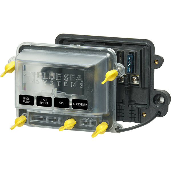 Blue Sea 5056100 - Water Resistant ST-Blade Fuse Block w/Cover [5056100] - Image 1