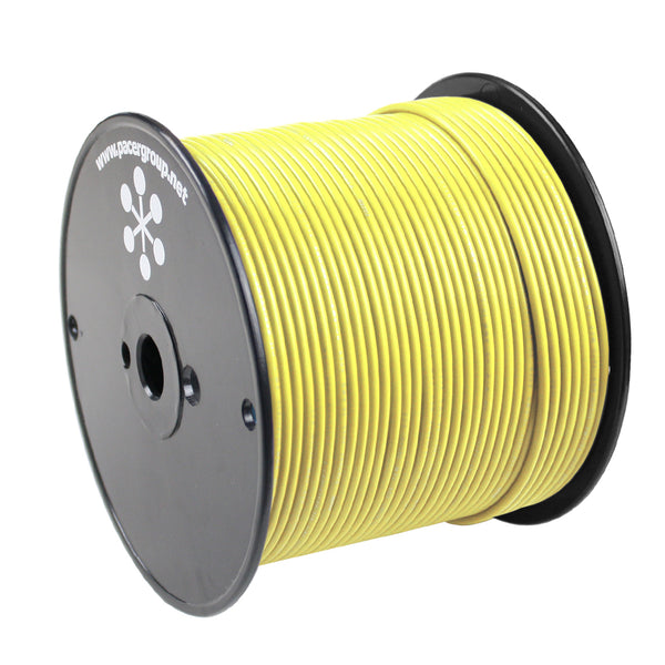 Pacer Yellow 18 AWG Primary Wire - 500  [WUL18YL-500] - Image 1