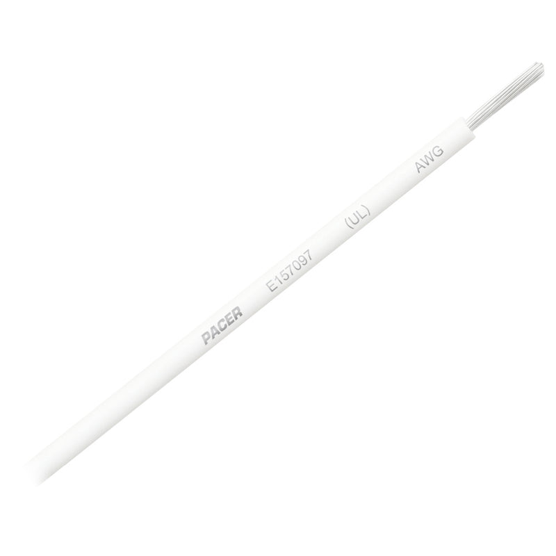 Pacer White 16 AWG Primary Wire - 25  [WUL16WH-25]
