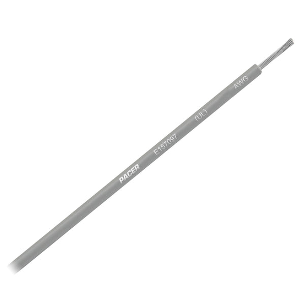 Pacer Grey 10 AWG Primary Wire - 25 [WUL10GY-25] - Image 1