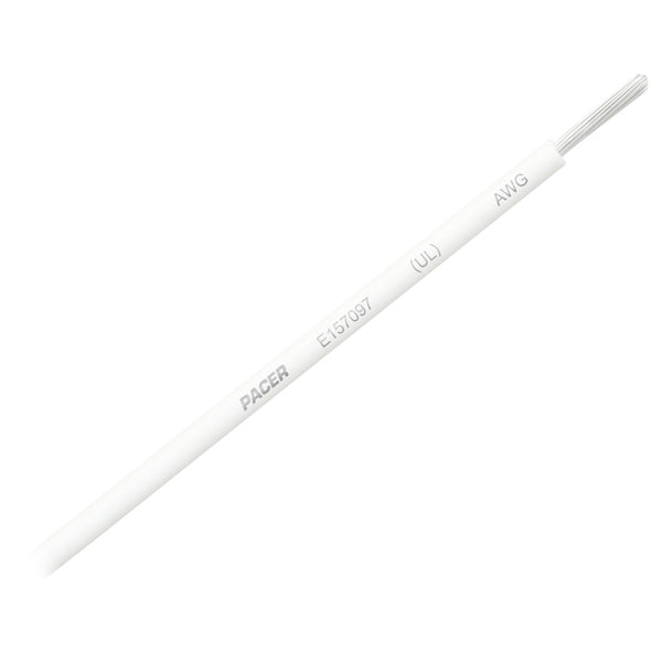 Pacer White 8 AWG Primary Wire - 25 [WUL8WH-25] - Image 1
