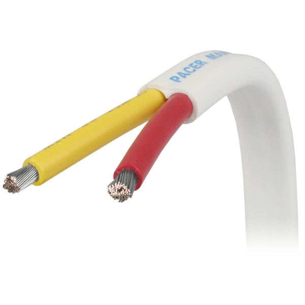 Pacer 12/2 AWG Safety Duplex Cable - Flat Cable - Red/Yellow - 500' [W12/2RYW-500] - Image 1