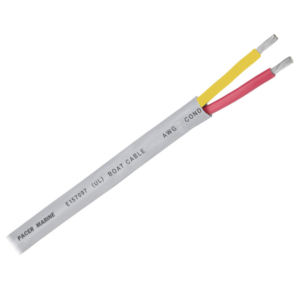 Pacer 16/2 AWG Round Safety Duplex Cable - Red/Yellow - 250 [WR16/2RYW-250] - Image 1