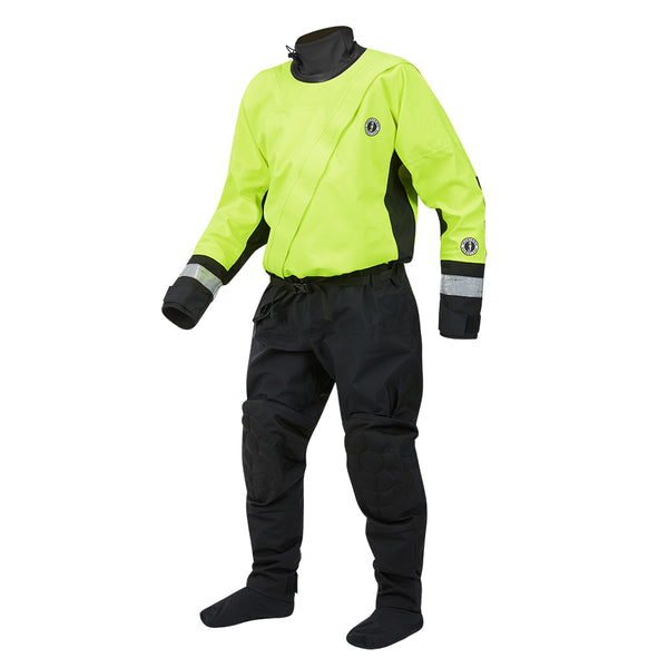 Mustang MSD576 Water Rescue Dry Suit - Fluorescent Yellow Green-Black - XL [MSD57602-251-XL-101] - Image 3