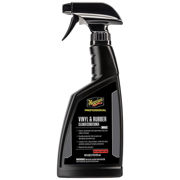 Meguiars M40 Mirror Glaze Vinyl  Rubber Cleaner  Conditioner - 16oz [M4016] - Image 1