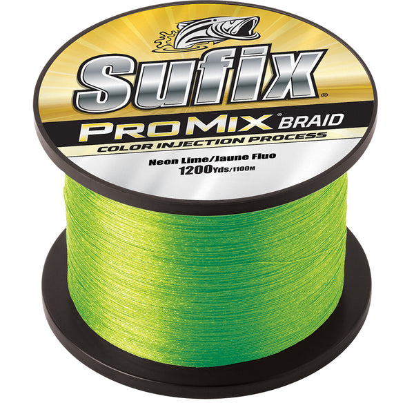 Sufix ProMix Braid - 65lb - Neon Lime - 1200 yds [630-365L] - Image 1