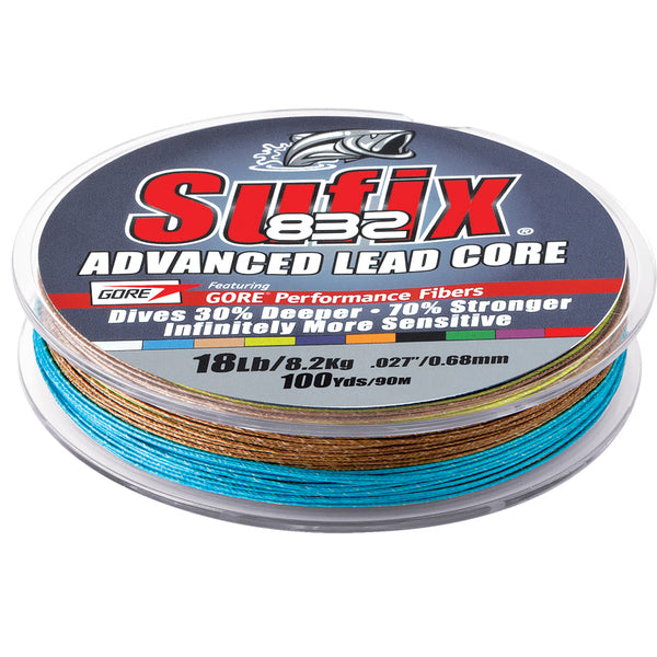 Sufix 832 Advanced Lead Core - 12lb - 10-Color Metered - 100 yds [658-112MC] - Image 1
