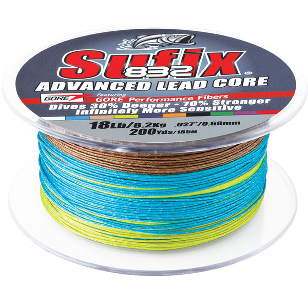 Sufix 832 Advanced Lead Core - 12lb - 10-Color Metered - 200 yds [658-212MC] - Image 1