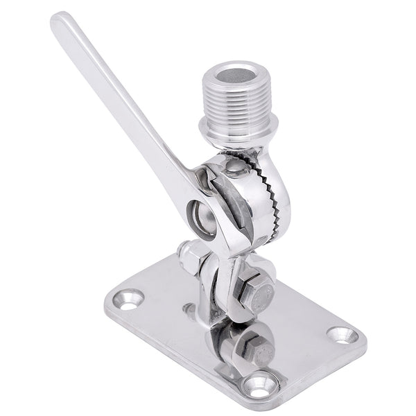 Whitecap Ratchet Antenna Mount - 316 Stainless Steel [S-1802C] - Image 1