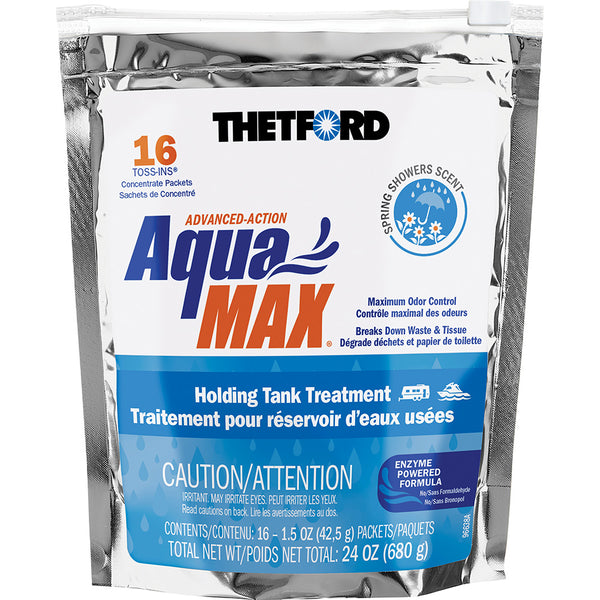 Thetford AquaMax Holding Tank Treatment - 16 Toss-Ins - Spring Shower Scent [96631] - Image 1