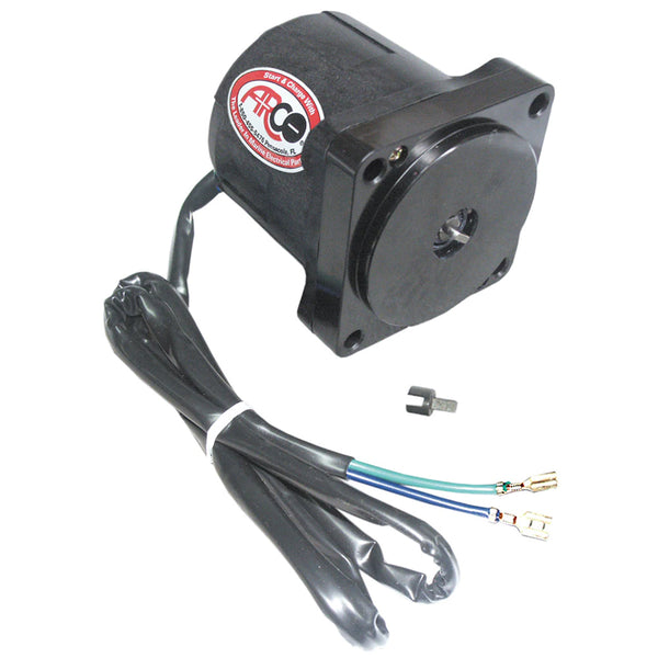 ARCO Marine Replacement Johnson/Evinrude Tilt Trim Motor - 2-Wire, 4 Bolt, Flat Blade Shaft [6241] - Image 1