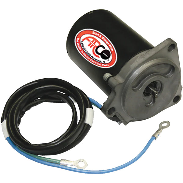 ARCO Marine Replacement Outboard Tilt Trim Motor - Yamaha, 2-Wire, 3 Bolt, Flat Blade Shaft [6263] - Image 1