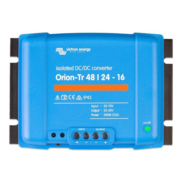 Victron Orion-TR DC-DC Converter - 48 VDC to 24 VDC - 16AMP Isolated  [ORI482441110] - Image 1