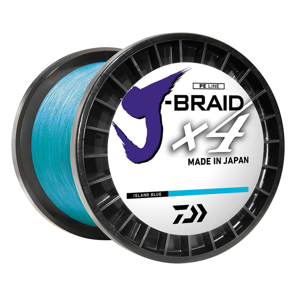 Daiwa J-BRAID x4 Braided Line - 30 lbs - 300 yds - Island Blue [JB4U30-300IB] - Image 1