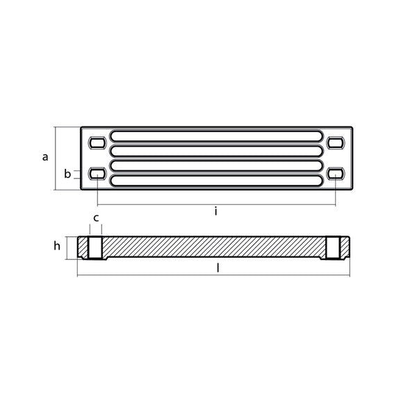Tecnoseal Zinc Yamaha Bar Anode f/Engine Bracket [01112-1] - Image 2