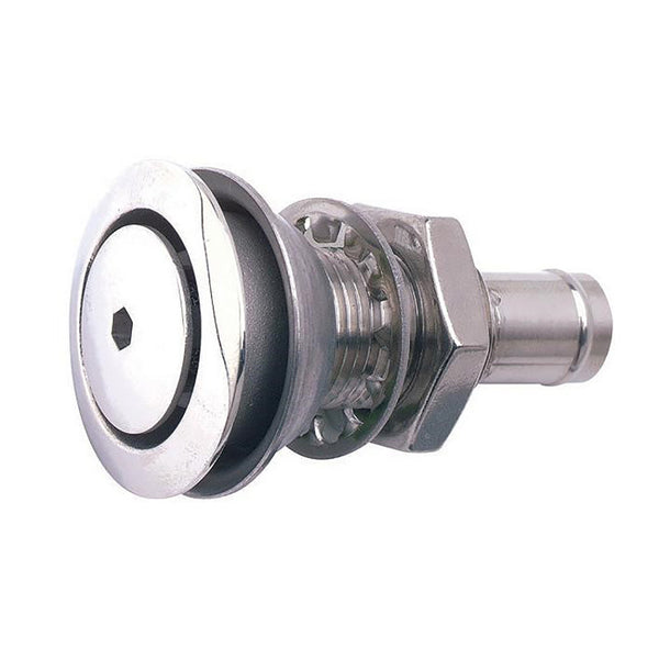 Attwood 316 Stainless Steel Alloy Flush Mount Fuel Vent - Straight Vent [66031-3] - Image 1