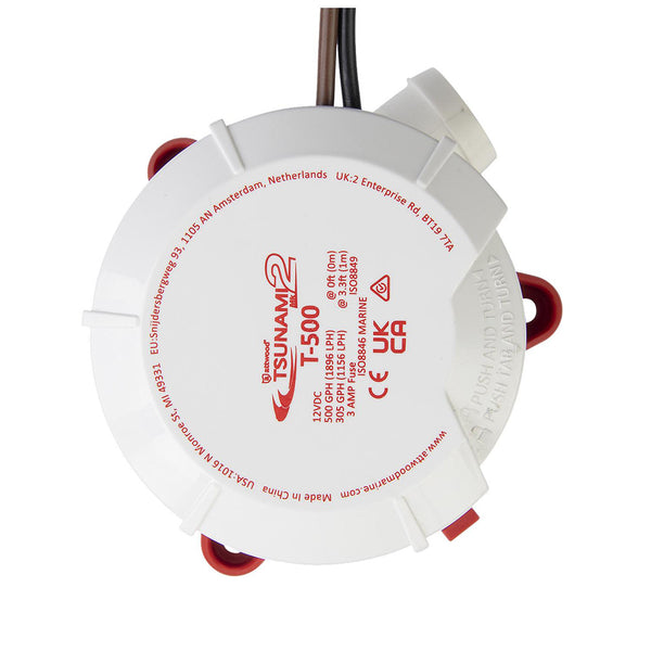 Attwood Tsunami MK2 Manual Bilge Pump - T500 - 500 GPH  12V [5606-7] - Image 2