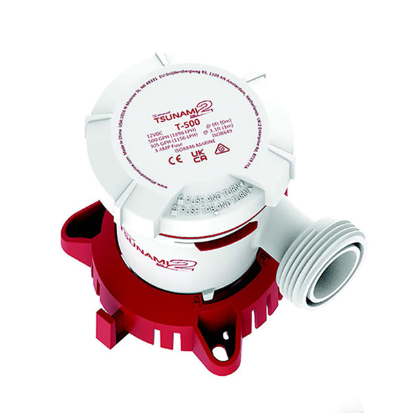 Attwood Tsunami MK2 Manual Bilge Pump - T500 - 500 GPH  12V [5606-7] - Image 1