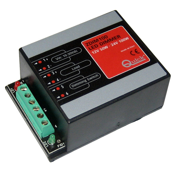Quick ZDIM100 LED Dimmer - 10-30V DC - Up to 50W on 12V  Up to 100W on 24V [FASP093CA2L1A00] - Image 1