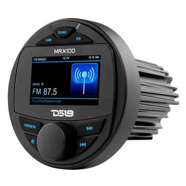 DS18 MRX100 2 Zone Marine Head Unit w/TFT LCD Screen - 4x50 Watts Max [MRX100] - Image 3