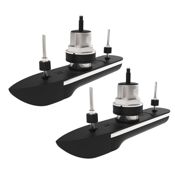 Raymarine RVM-412 Stainless Steel Thru-Hull Pair, 12 Degree Deadrise  10M Cable [T70543] - Image 1