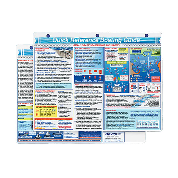 Davis Quick Reference Boating Guide Card [128] - Image 1