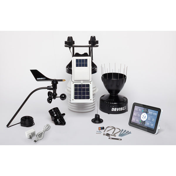 Davis Vantage Pro2 Wireless Weather Station w/WeatherLink Console, 24hr Fan Aspirated Radiation Shield, UV  Solar Sensors [6263] - Image 2