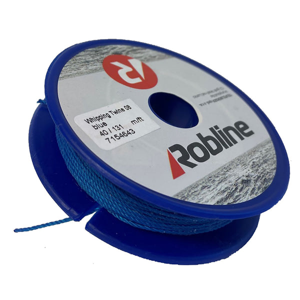 Robline Waxed Whipping Twine - 0.8mm x 40M - Blue [TYN-08BLUSP] - Image 1