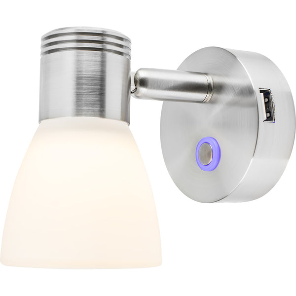 Sea-Dog Cabin Reading Light w/Touch Dimmer  USB Port [400715-3] - Image 1