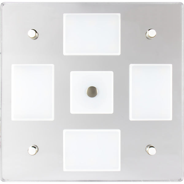 Sea-Dog Square LED Mirror Light w/On/Off Dimmer - White  Blue [401840-3] - Image 2
